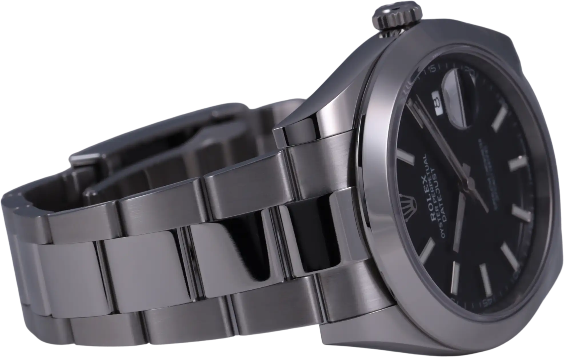 Rolex Datejust 41 Steel Black Oyster 126300